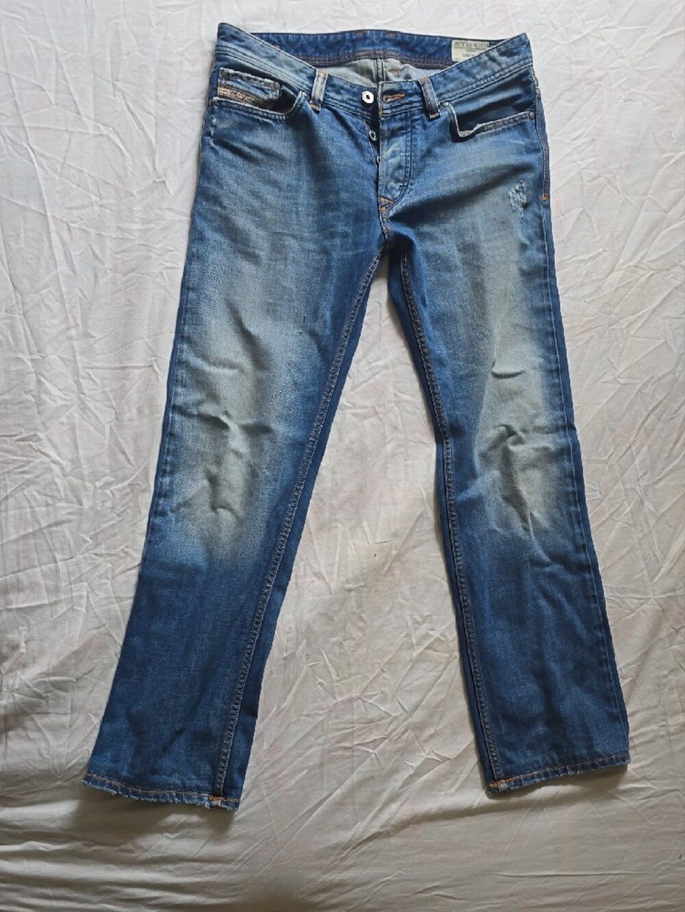 Diesel Viker Men's Denim Jeans in Medium Blue